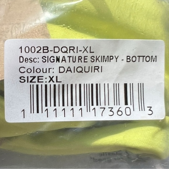 🌻NEW w/tags Free People x Toast Signature Skimpy Bikini Bottom in Daiquiri XL - Picture 11 of 14